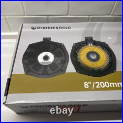 Phoenix Gold ZDSB200S 8 Inch Subwoofers Pair 150w Bmw E60 E90 E82 E92 E87 E63
