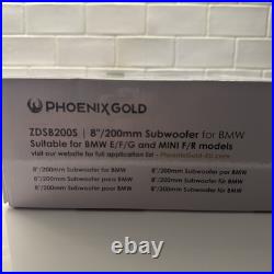Phoenix Gold ZDSB200S 8 Inch Subwoofers Pair 150w Bmw E60 E90 E82 E92 E87 E63