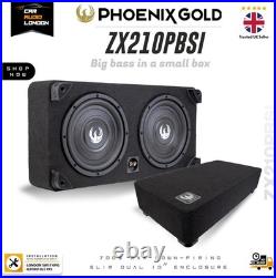 Phoenix Gold ZX210PBSi 700W Down-Firing Slim Dual 10? Subwoofer Enclosure 2