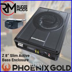 Phoenix Gold Z 8 Slim Active Bass Underseat Enclosure built in Amp