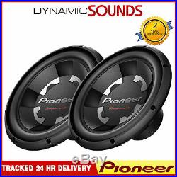 Pioneer TS-300D4 x 2 12 Inch Car Bass Sub Subwoofers 2800W Twin Subs