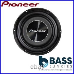 Pioneer TS-A2500LS4 10 25cm 1200 Watts SVC Shallow Slim Car Sub Subwoofer