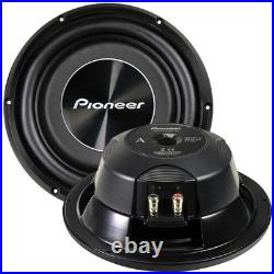 Pioneer TS-A2500LS4 10 25cm 1200 Watts SVC Shallow Slim Car Sub Subwoofer