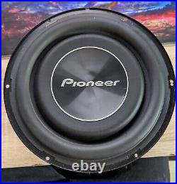 Pioneer TS-A2500LS4 10 Single 4 Ohm Shallow Car Subwoofer Bass Sub 1200W