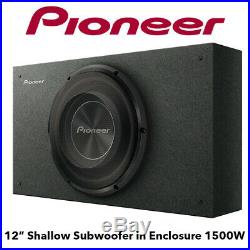 Pioneer TS-A3000LB 10 Shallow Subwoofer in Enclosure 1500W Bass Subwoofer