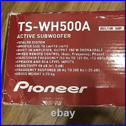 Pioneer TS-WH500A Ultra Slim Under Seat Enclosed Active Subwoofer