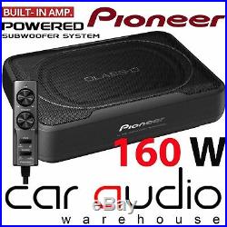 Pioneer TS-WX130DA 160 Watts Active Underseat Car Sub Box Subwoofer & Amplifier