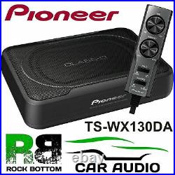 Pioneer TS-WX130DA 160 Watts Amplified Car Underseat Flat Sub Box & Bass Control
