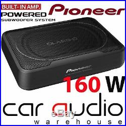 Pioneer TS-WX130EA 160 Watts Active Underseat Car Sub Box Subwoofer & Amplifier