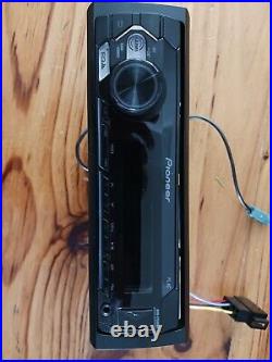 Pioneer car stereo and under seat subwoofer, excellent condition