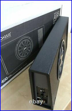 Powerbass PS-AWB121T Car 12 Amplified Shallow Subwoofer Enclosure 200W OPEN#