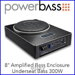 Powerbass STA-8 8 Amplified Bass Enclosure Underseat Bass Woofer 300W