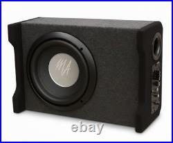 Powered Car Subwoofer Box 10 Inch 1300W Compact Ported Enclosure Bass System