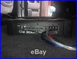 Powered Car Subwoofer by Massive Audio BOOM88 Car Woofer Under Seat Slim