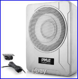 Pyle 20.3 cm 600W Low-Profile Powered Underseat Car Audio System with Built-in