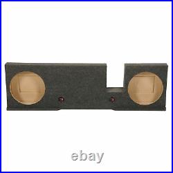 Q Power Dual 12-Inch Subwoofer Box for Ford F150 X-Cab/Crew 2004-2008 (2 Pack)