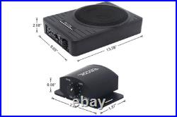 RECOIL 10-inch (250mm) 300W slim amplified under-seat subwoofer with wiring kit