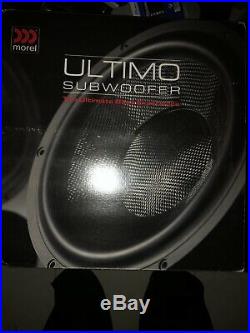 Rare Morel High End Sub-woofer Ultimo SC 104 READ DESCRIPTION