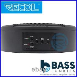 Recoil SL1708 400 Watts 8 20cm Car Under Seat Amplified Subwoofer & Wiring Kit Recoil SL1708 400 Watts 8 20cm Car Under Seat Amplified Subwoofer & Wiring Kit