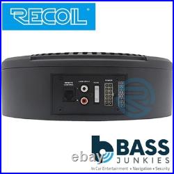 Recoil SL1708 400 Watts 8 20cm Car Under Seat Amplified Subwoofer & Wiring Kit