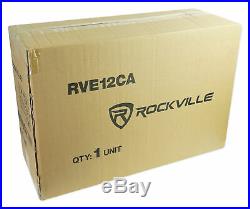 Rockville 12 UnderSeat Active Vented Subwoofer For 2015-up Chevy Silverado Crew