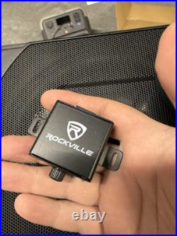 Rockville SS10P 10 800w Slim Under-Seat Active Powered Car/Truck Subwoofer Sub