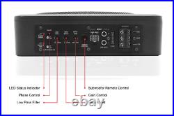 SL1710 Recoil 10? 300 Watts Max Power Under Seat Slim Amplified Car Subwoofer wi