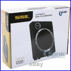 SSL LOPRO10 10 1200W Slim Under-Seat Active Power Audio Car/Truck Subwoofer Sub
