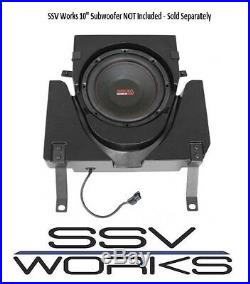 SSV Works Under Seat Sub Enclosure Box for 10 Subwoofer 2017-2018 Can Am X3