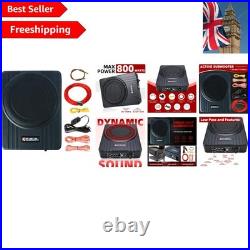 Sleek 10 Inch 600W Under Seat Subwoofer with Easy Installation & Remote Control