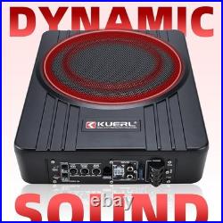 Sleek 10 Inch 600W Under Seat Subwoofer with Easy Installation & Remote Control
