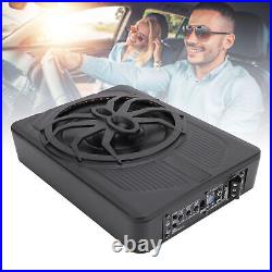 Slim Underseat Powered Car Subwoofer 10in 800W With LED Atmosphere Light