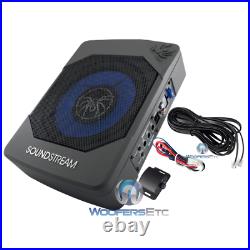 Soundstream Sb8am 8 Behind Under Seat Subwoofer Box Bass Speaker Amplifier New