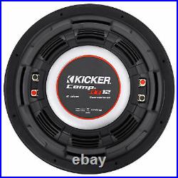 Sub Box+Kicker 12 Subwoofer+Mono Amplifier+Amp For 2002-Up Dodge Ram Quad Cab