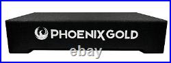 Twin 10 Passive Subwoofer Box Phoenix Gold Zx210pbs 700 Watts Car Audio Bass
