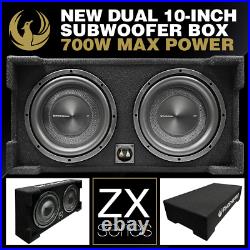 Twin 10 Passive Subwoofer Box Phoenix Gold Zx210pbs 700 Watts Car Audio Bass