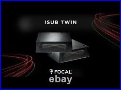 Twin Underseat Subwoofers Focal Isub Twin Performance 400 Watts Max Passive Bass
