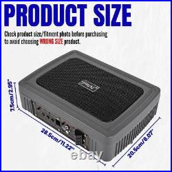 UK 68 Car Subwoofer Under-Seat Amplifier Speaker Audio Sub Woofer Slim 1200W