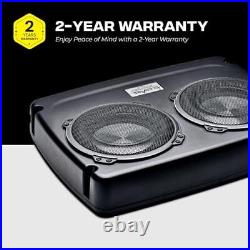 USW12 Car Audio 600W 12 Underseat Ultra Slim Compact Active Subwoofer