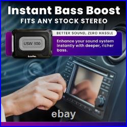 USW300 300W Underseat Subwoofer Active Car Subwoofer with Built in Amplifier