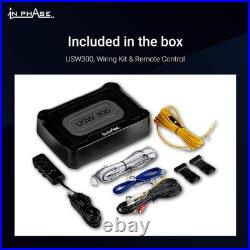 USW300 300W Underseat Subwoofer Active Car Subwoofer with Built in Amplifier