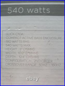 VIBE 10 Slick Compact 10 Underseat Car Amp & subwoofer all in one 540 Watts
