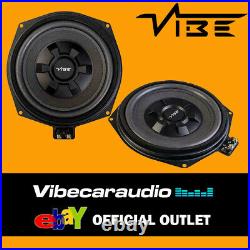 VIBE BMW 1 3 5 Series X1 8 Underseat Factory Fit Car Subwoofer PAIR 345W Total