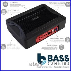 VIBE Pulse PULSEC8A-V4 240 Watts Active Amplified Underseat Car Subwoofer Box