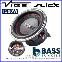 VIBE SLICK12D2-V3 1500 Watts 30cm 12 Inch Dual 2 Ohms Car Sub Subwoofer
