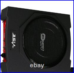 VIBE Slick C10A 10inch Car Underseat Compact Slim Active Amplified Subwoofer