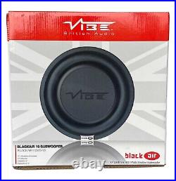 Vibe 10 Inch Blackair Slimline Subwoofer 900 Watts Max Compact Bass Car Audio