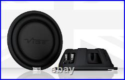 Vibe 10 Inch Blackair Slimline Subwoofer 900 Watts Max Compact Bass Car Audio