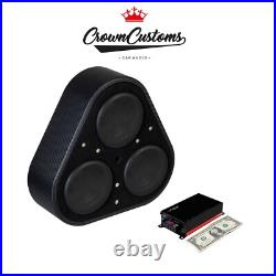Vibe 1200w Spare Wheel Subwoofer + Amp Blackairp8-v6 3 X 8 400w Rms Bass Vibe 1200w Spare Wheel Subwoofer + Amp Blackairp8-v6 3 X 8 400w Rms Bass
