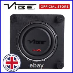 Vibe Blackair 10 Inch Compact Passive Enclosure Package With Amp And Cables